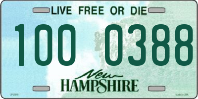 NH license plate 1000388