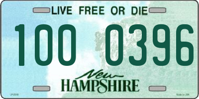 NH license plate 1000396