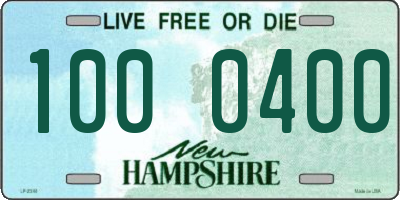 NH license plate 1000400