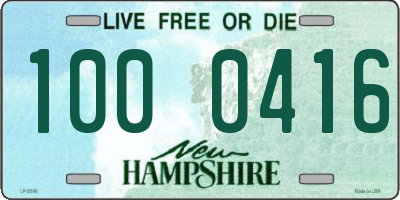 NH license plate 1000416