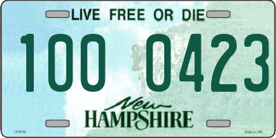 NH license plate 1000423