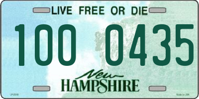NH license plate 1000435