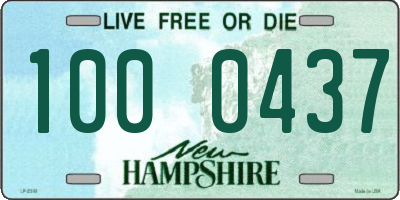 NH license plate 1000437