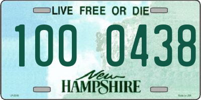 NH license plate 1000438