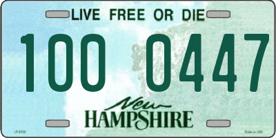 NH license plate 1000447