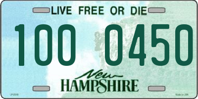 NH license plate 1000450