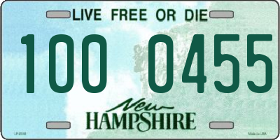 NH license plate 1000455