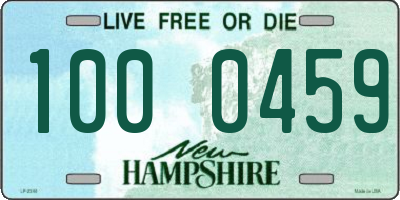 NH license plate 1000459