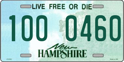 NH license plate 1000460