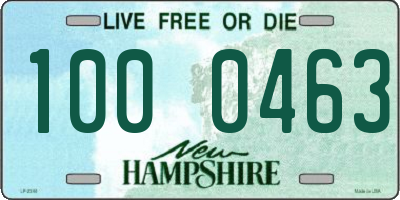 NH license plate 1000463