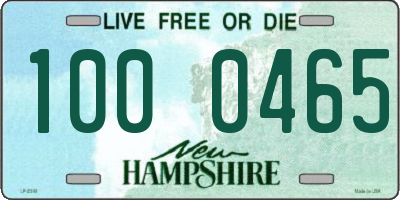 NH license plate 1000465