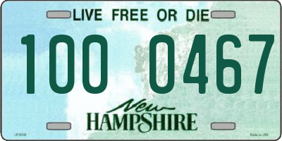 NH license plate 1000467