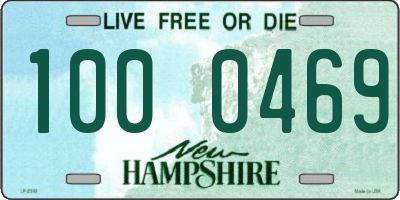 NH license plate 1000469