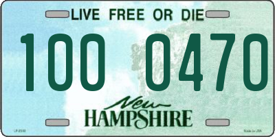 NH license plate 1000470