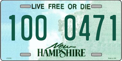 NH license plate 1000471