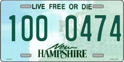 NH license plate 1000474