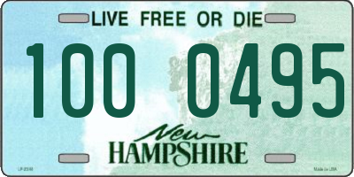 NH license plate 1000495