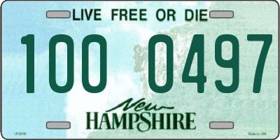 NH license plate 1000497