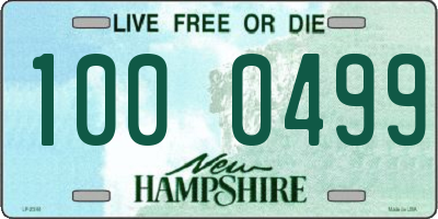 NH license plate 1000499