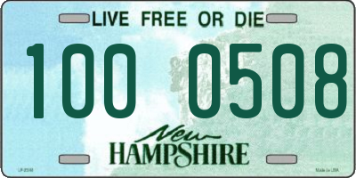 NH license plate 1000508