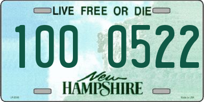 NH license plate 1000522