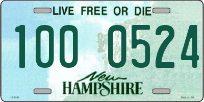 NH license plate 1000524