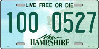 NH license plate 1000527