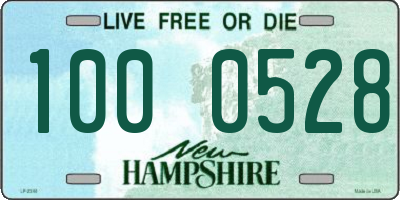 NH license plate 1000528