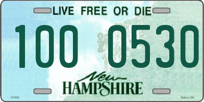 NH license plate 1000530