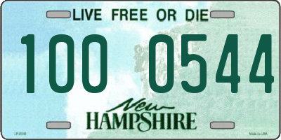 NH license plate 1000544