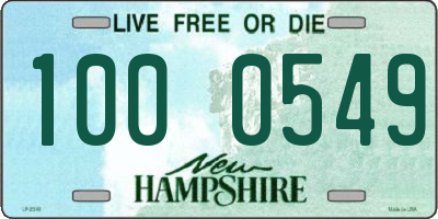 NH license plate 1000549