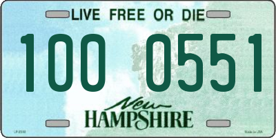 NH license plate 1000551