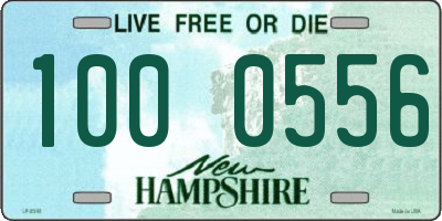 NH license plate 1000556