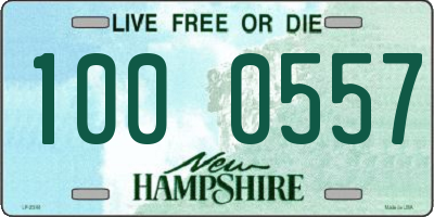 NH license plate 1000557