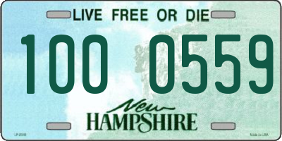 NH license plate 1000559