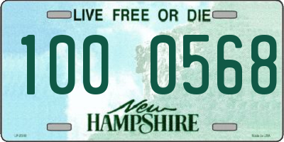 NH license plate 1000568