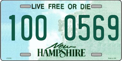 NH license plate 1000569