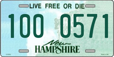 NH license plate 1000571