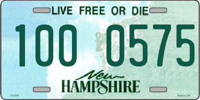 NH license plate 1000575