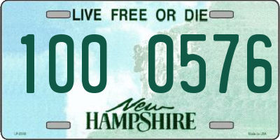 NH license plate 1000576