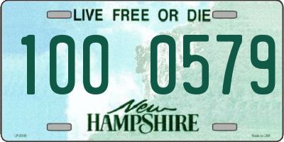 NH license plate 1000579