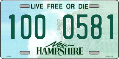 NH license plate 1000581