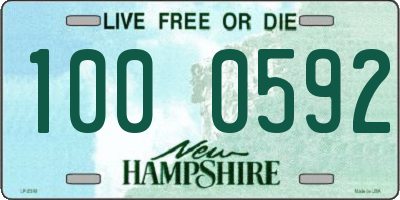 NH license plate 1000592