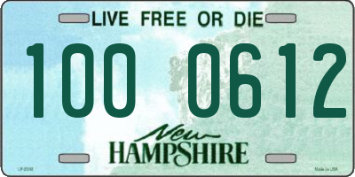 NH license plate 1000612