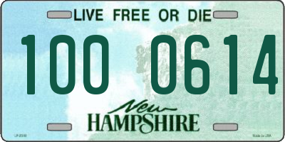 NH license plate 1000614