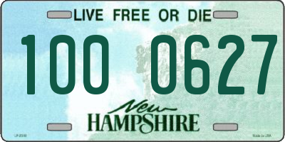 NH license plate 1000627