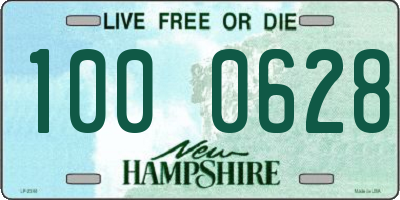 NH license plate 1000628