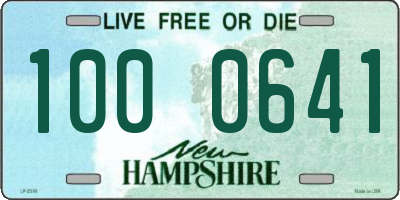 NH license plate 1000641