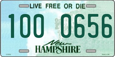 NH license plate 1000656