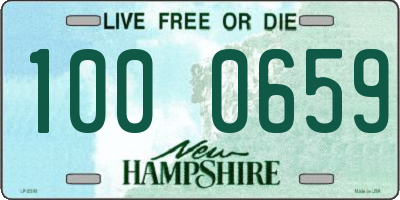 NH license plate 1000659